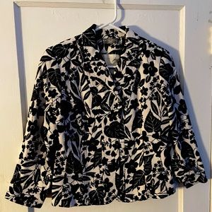 Floral patter coat